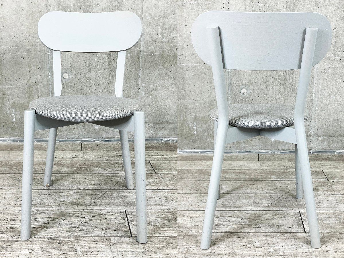 F KARIMOKU NEW STANDARD カリモク ニュー キャストール チェア グレー KNS 北欧