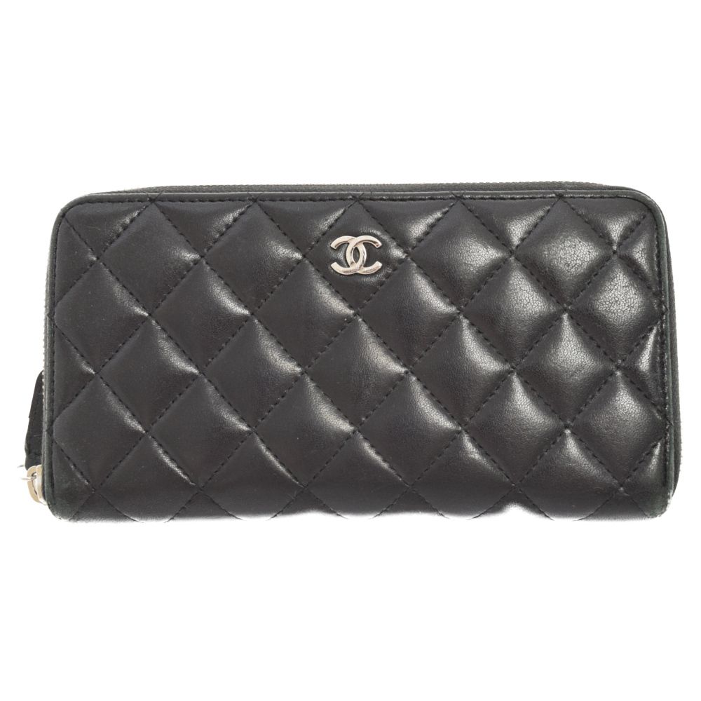 CHANEL シャネル　長財布　エナメル　ココマーク　ブラック　ロングウォレット CHANEL シャネル 長財布 エナメル ココマーク ブラック ロング