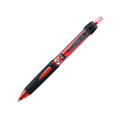 まとめ 三菱鉛筆 加圧油性ボールペン パワータンク スタンダード 0.7mm 赤 SN200PT07-15 ×30セット