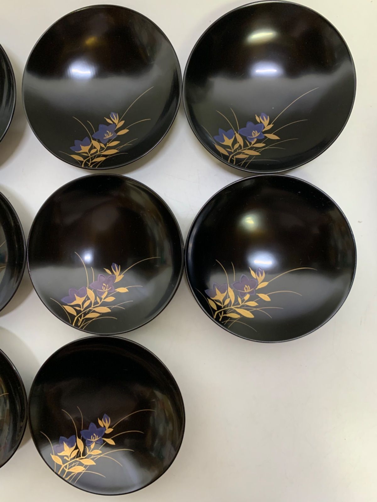 輪島塗　武田漆器店　金蒔絵牛車桜文吸物椀　国産漆100％使用　共箱　資産家特注品 Amazon.co.jp: 輪島塗 桜紅葉 蒔絵 黒塗 吸物椀 5客 天然木製 木