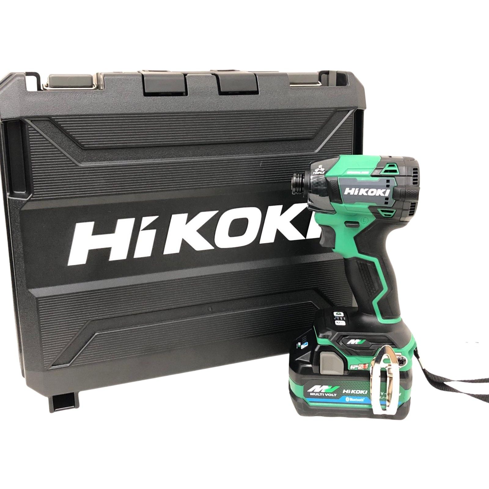 HiKOKI ハイコーキ 電動工具 充電式 36V コードレスインパクトドライバ 充電器 充電池2個 ケース付 PSEマーク有 WH36DD グリーン