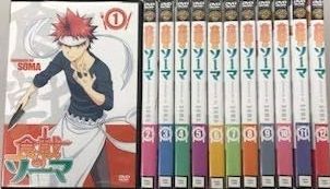 中古】食戟のソーマ 全12巻セット s10544【レンタル専用DVD】 - メルカリ