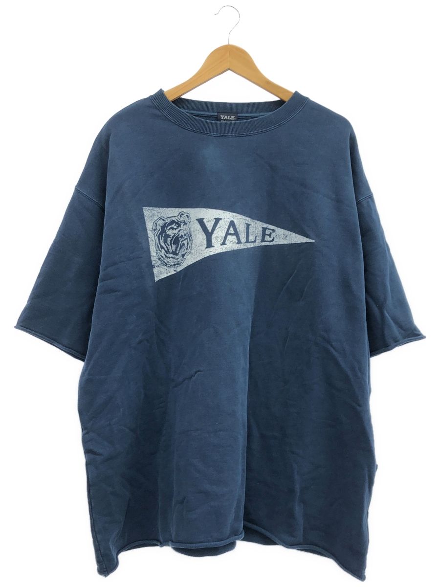 FRAMeWORK - YALE/スウェット  FRAMeWORK  新品未使用　Fサイズ　 ブルー FRAMeWORK フレームワークYALE ダメージ ロゴスウェット ブルー