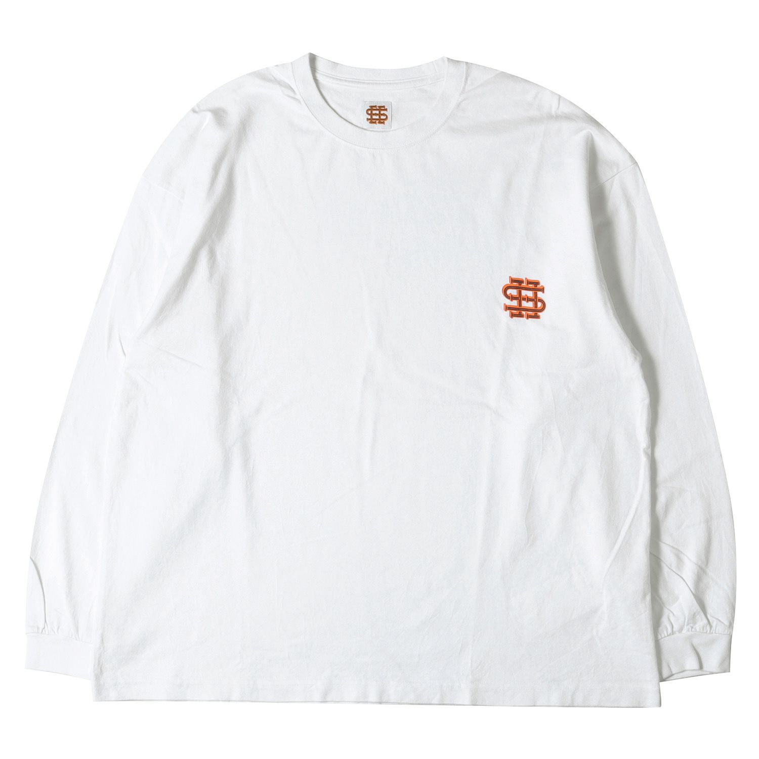 SEESEE シーシー Tシャツ ワンポイント 逆ロゴ ロングスリーブ クルー