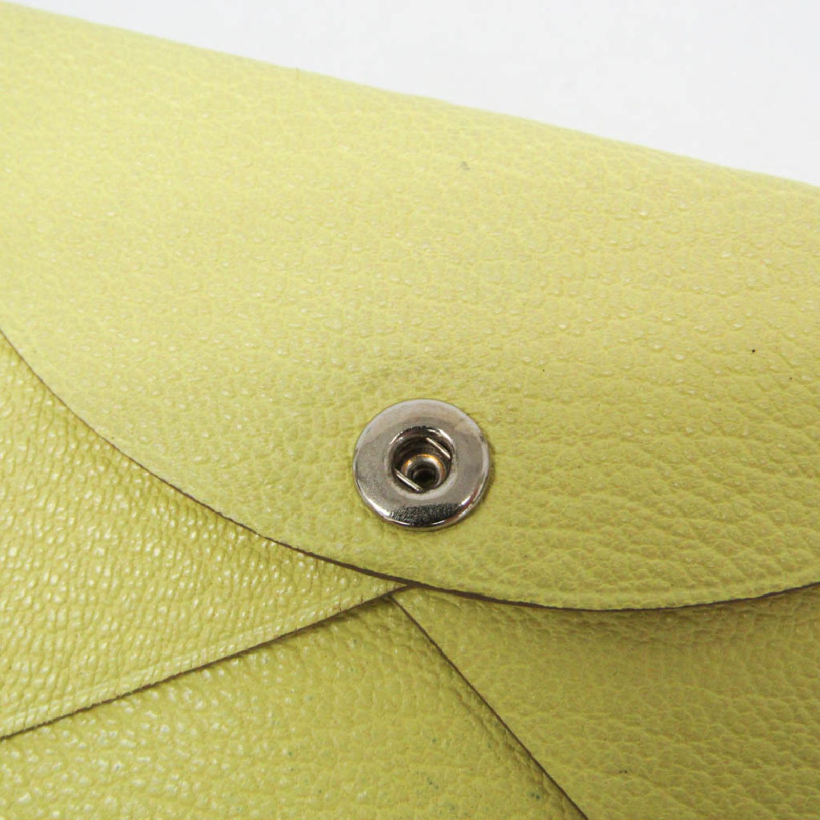 HERMES カルヴィ イエロー イエロー（黄色）系 HERMES Calvi(エルメス カルヴィ) カードケース