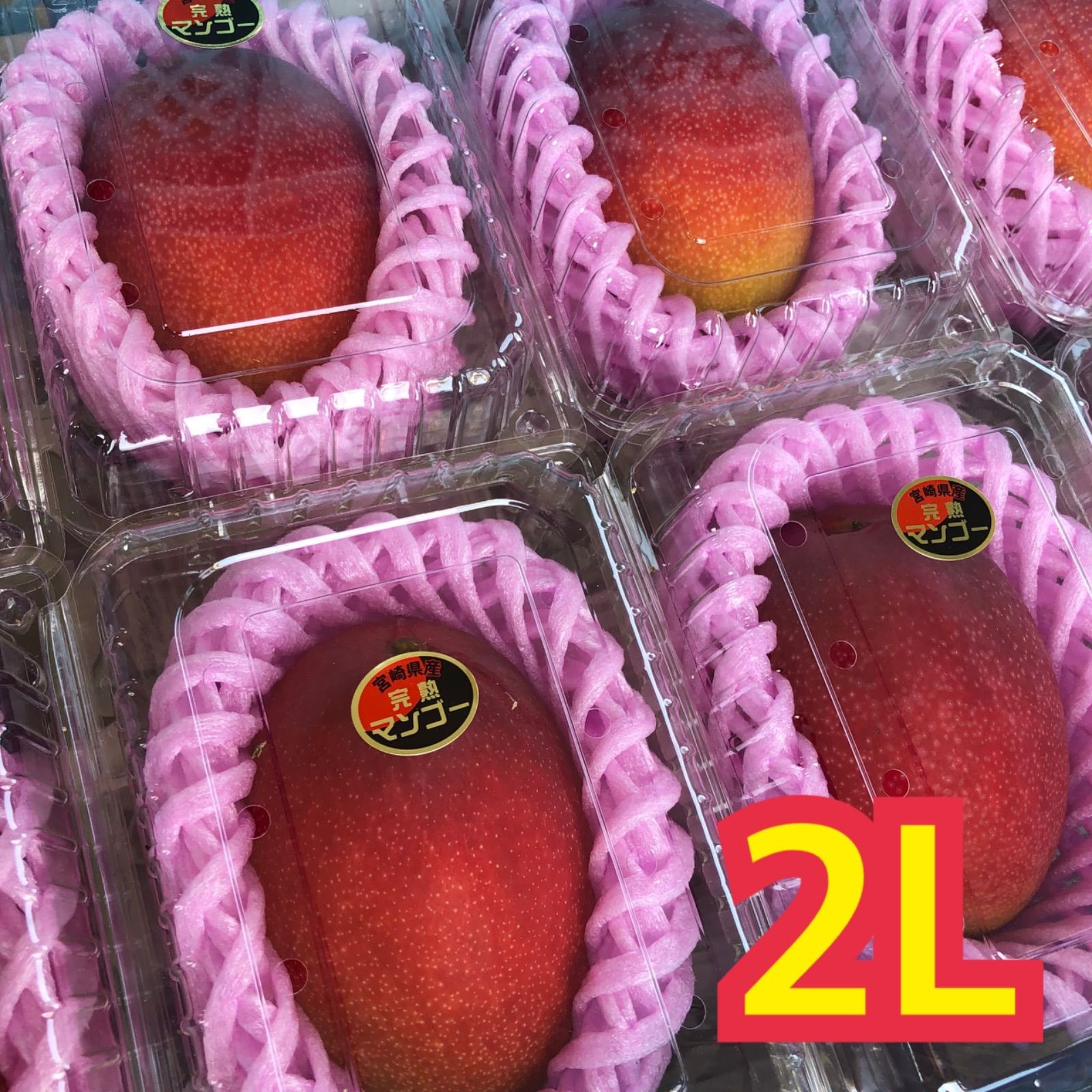 宮崎県産 完熟マンゴー 2L 4玉 新品 - メルカリ
