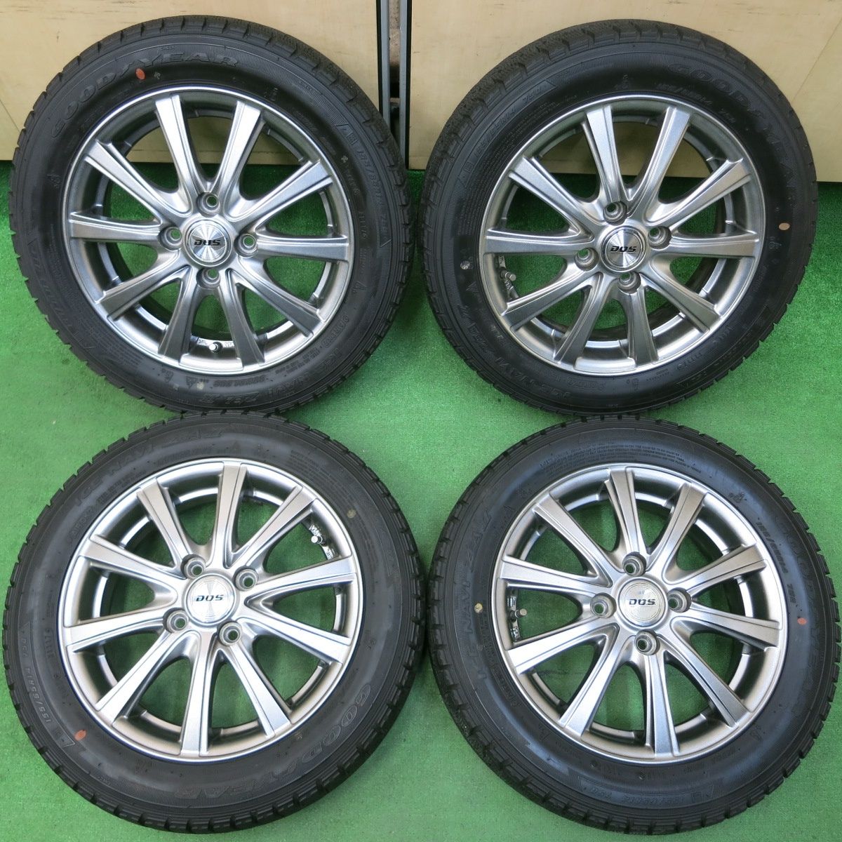 正規激安バリ溝！18年！9分★スタッドレス 155/65R14 トーヨー ガリット G5 SCHNEIDER ATECH シュナイダー 14インチ PCD100/4H★ スタッドレスタイヤ