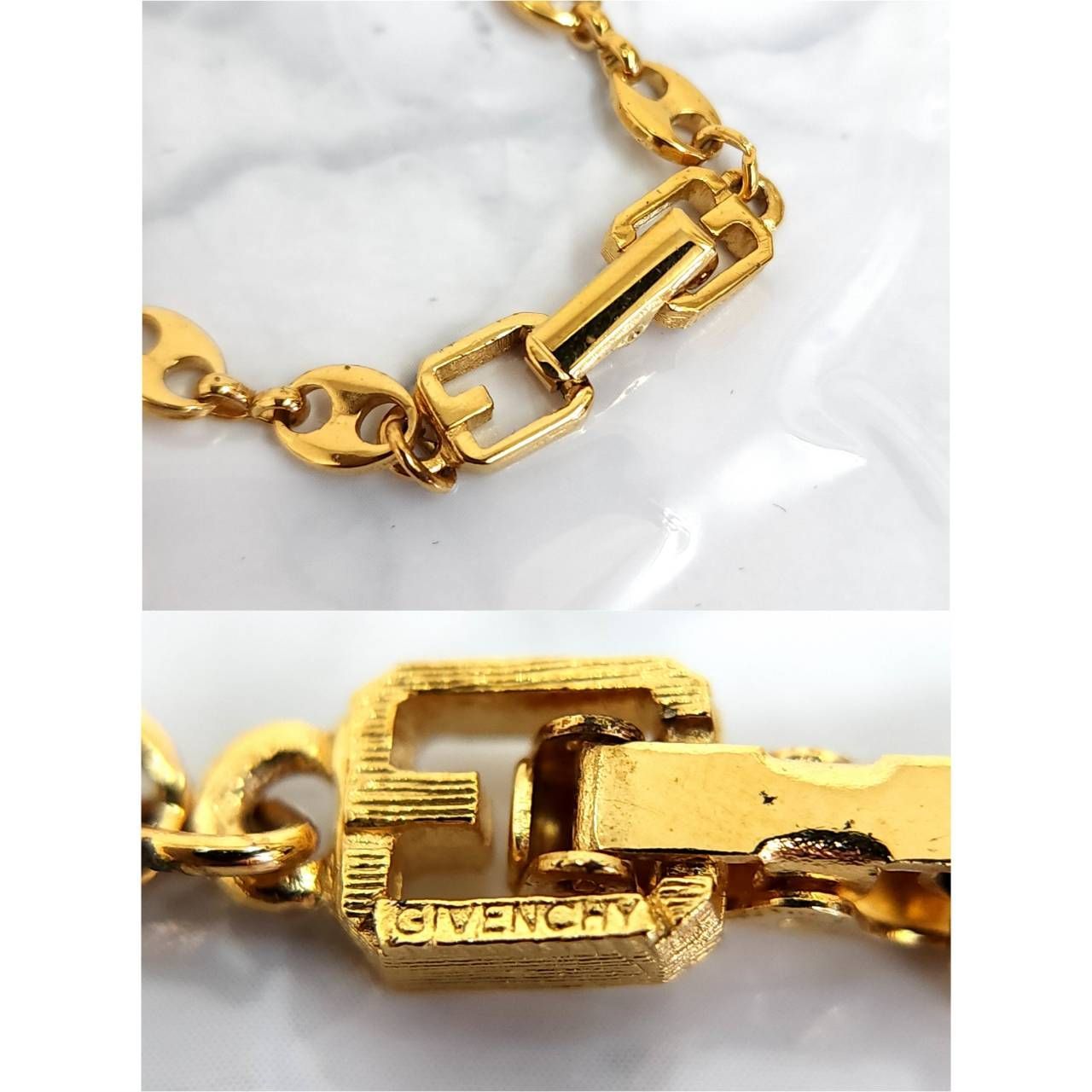 GIVENCHY ジバンシィ ネックレス ブレスレット セット ゴールドカラー 