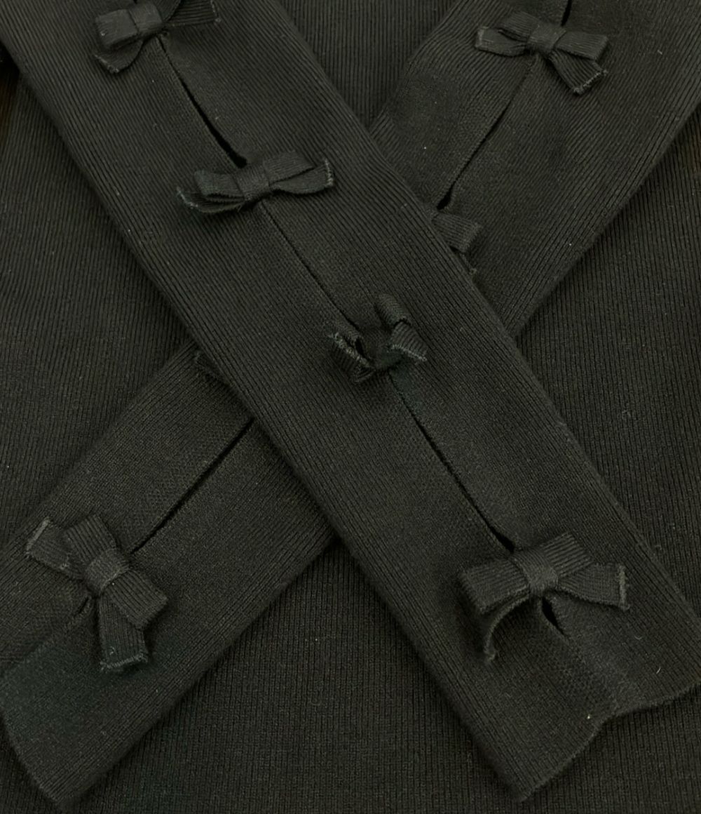 シーニュ 長袖オープンリボンニット レディース SIZE 0 ショップ (S