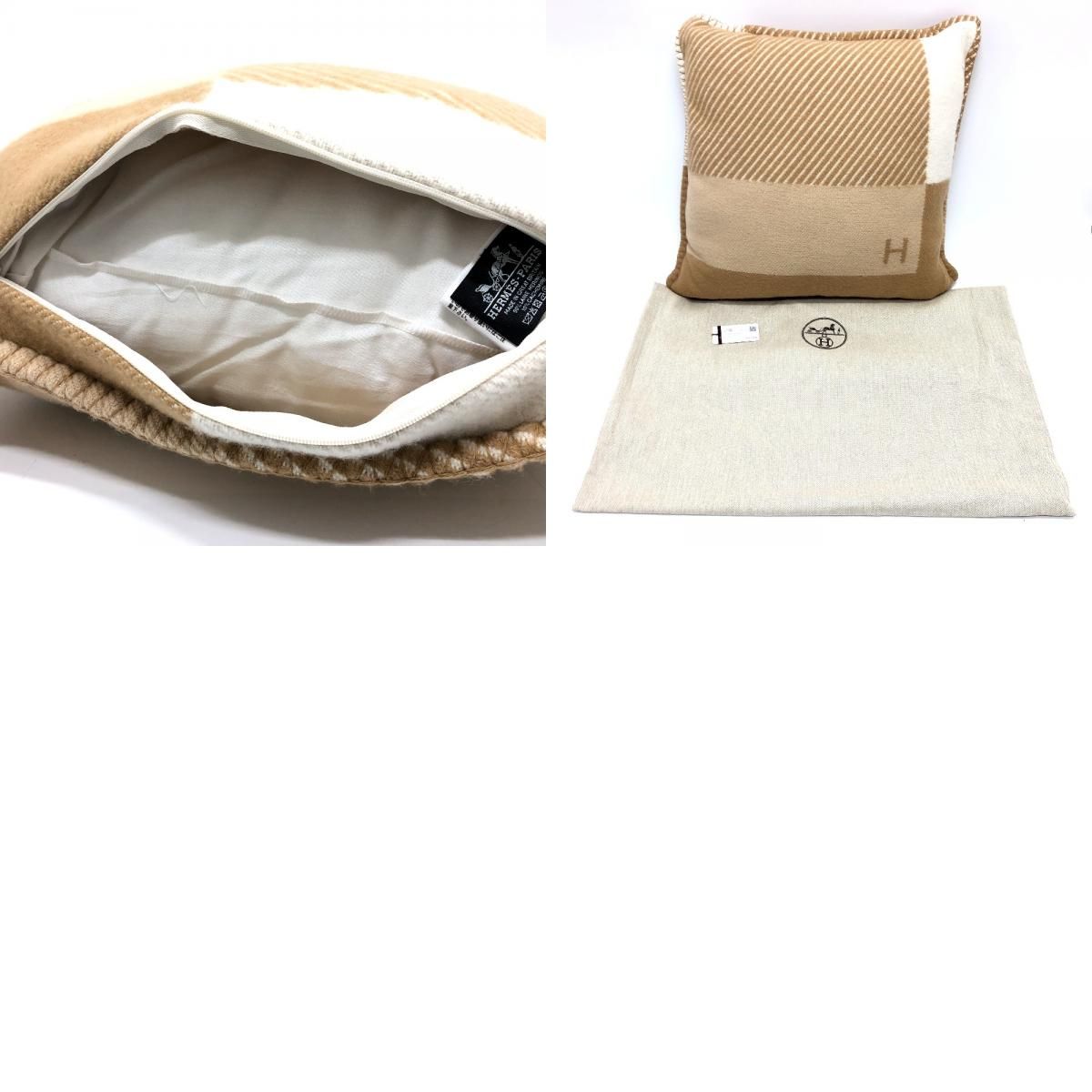 HERMES エルメス クッション クッション 《Hリヴィエラ》 H103423M 