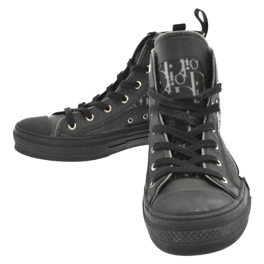DIOR (ディオール) B23オブリーク総柄ハイカットスニーカー 