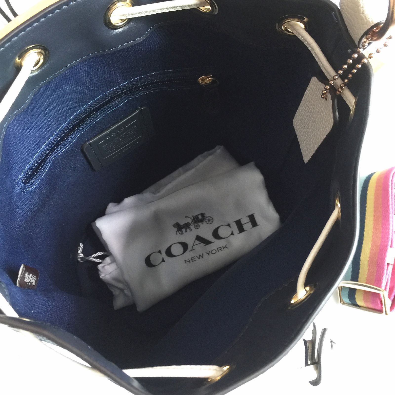 COACH コーチバッグ C4101 デニムシグネチャー バケツ型バッグ ショルダーバッグ 手提げバッグ 斜めがけ アウトレット品 保存袋付属  新品未使用 - メルカリ