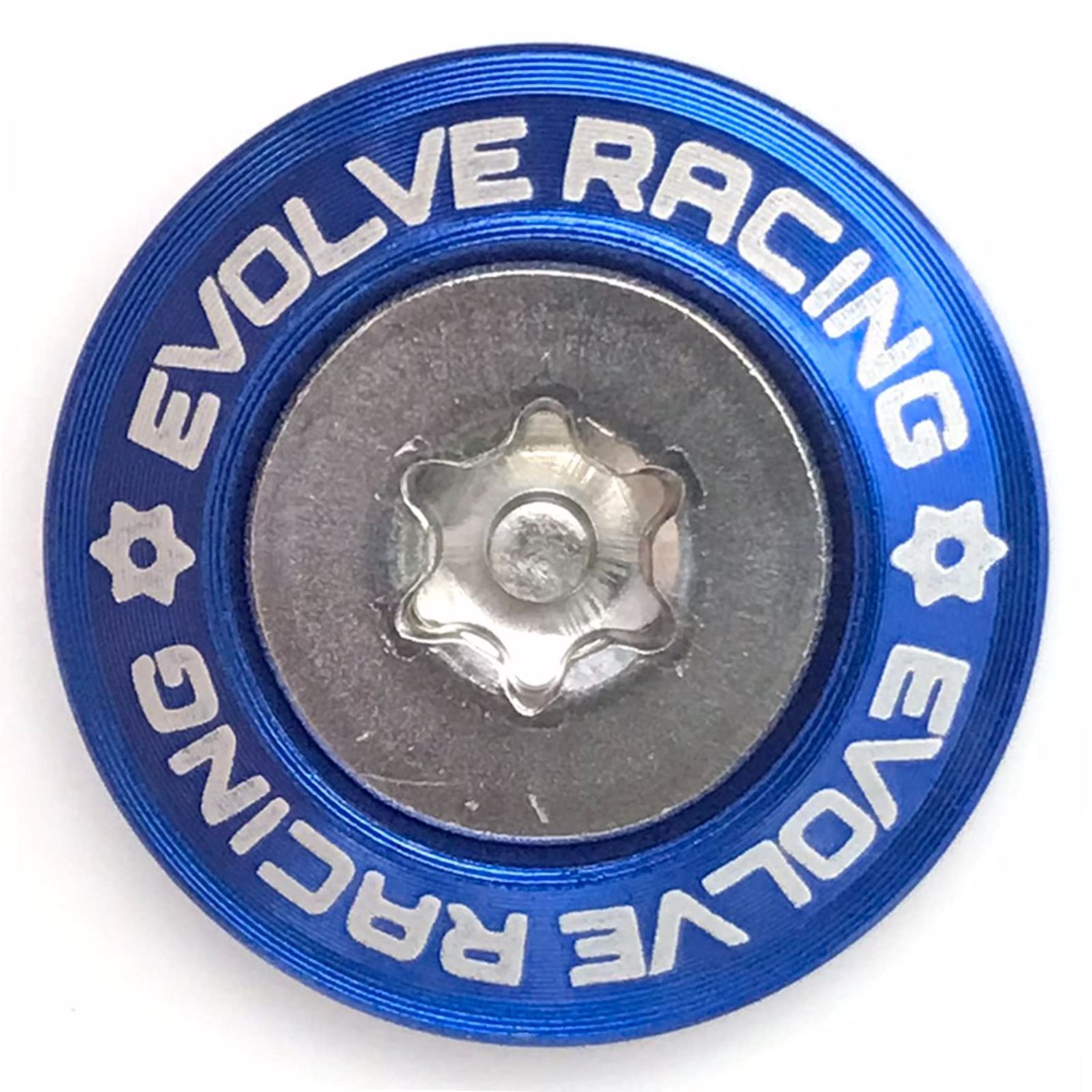 サイズ:ボルト長さ15㎜_色:ブルー】EVOLVERACING 盗難防止ボルト