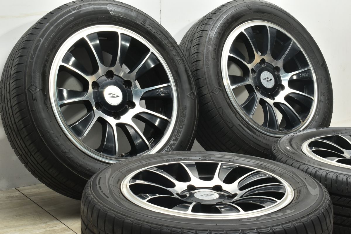 五次元 5ZIGEN KOMA SCREW 6.5J-17+38 139.7/6H 17インチアルミホイール