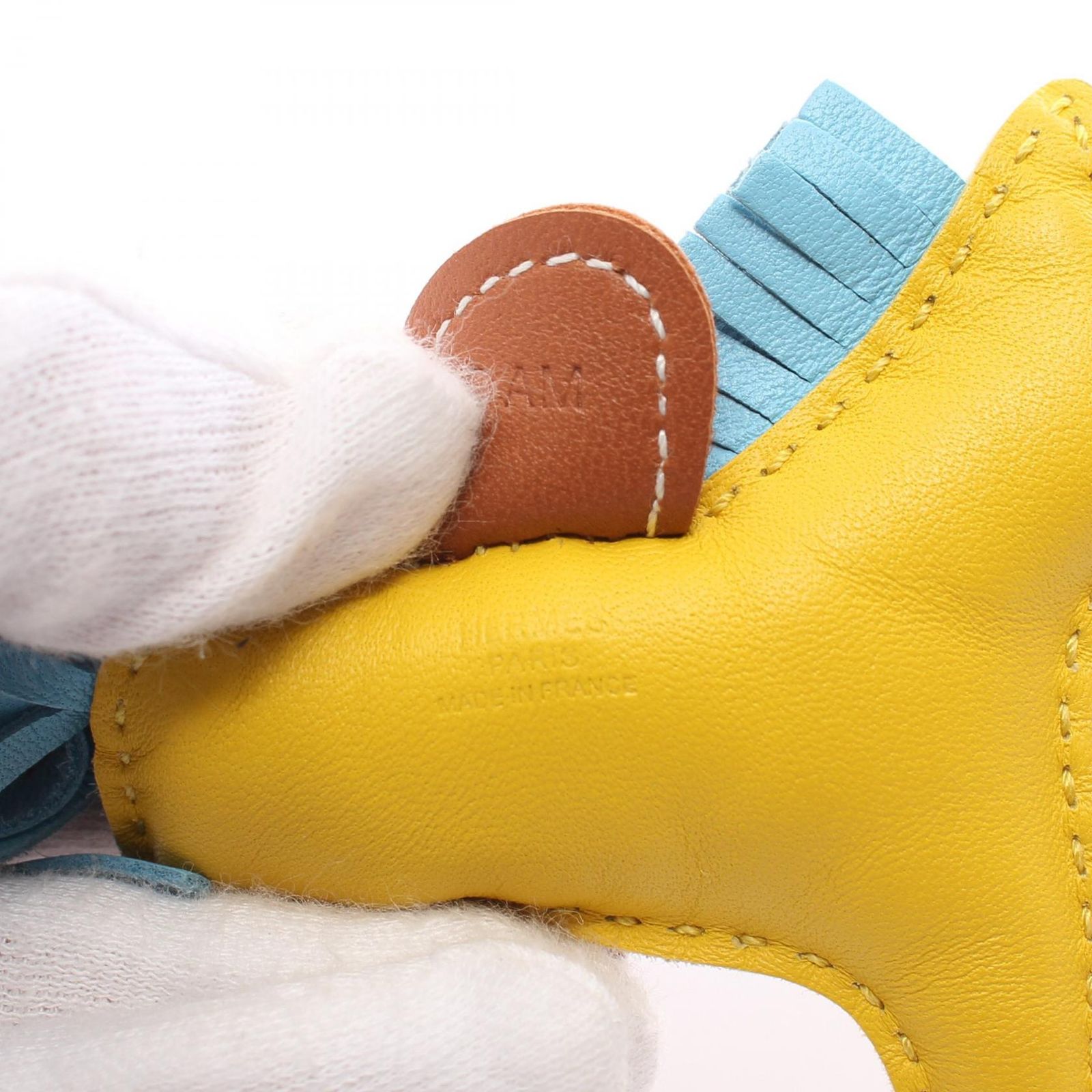 HERMES エルメロス ロデオ PM D刻印 ジョーヌナプル⁄セレスト ロデオ