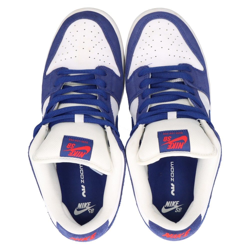 NIKE (ナイキ) SB DUNK LOW PRO PRM LOS ANGELES DODGERS ダンクロープレミアム ロサンゼルスドジャース  ローカットスニーカー ホワイト/ブルー DO9395-400 US10/28cm