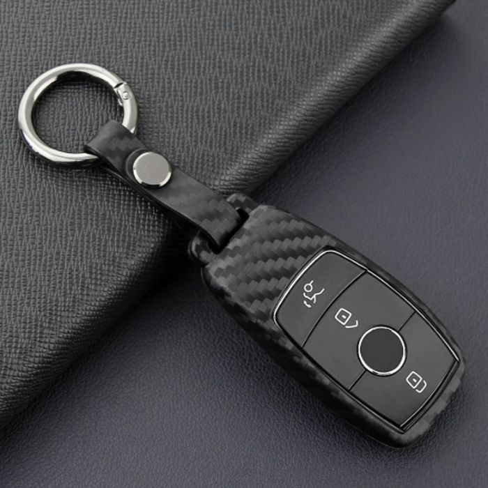 ベンツ キーホルダー メルセデスベンツ スマートキー用 キーカバー カーボン柄 シリコン製 送料無料 キーケース BENZ Eクラス Aクラス など  カーボン【カー用品のお店BeeTech】車用品 カーアクセサリー おしゃれ 女性 男性 人気 カーアクセ 小物 カーパーツ・雑貨のお店 ...