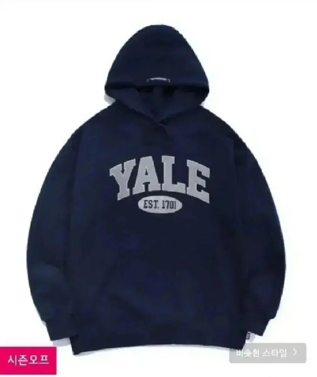 YALE(イェール) ツートーンアーチ ネイビー フード付きTシャツ L 出品