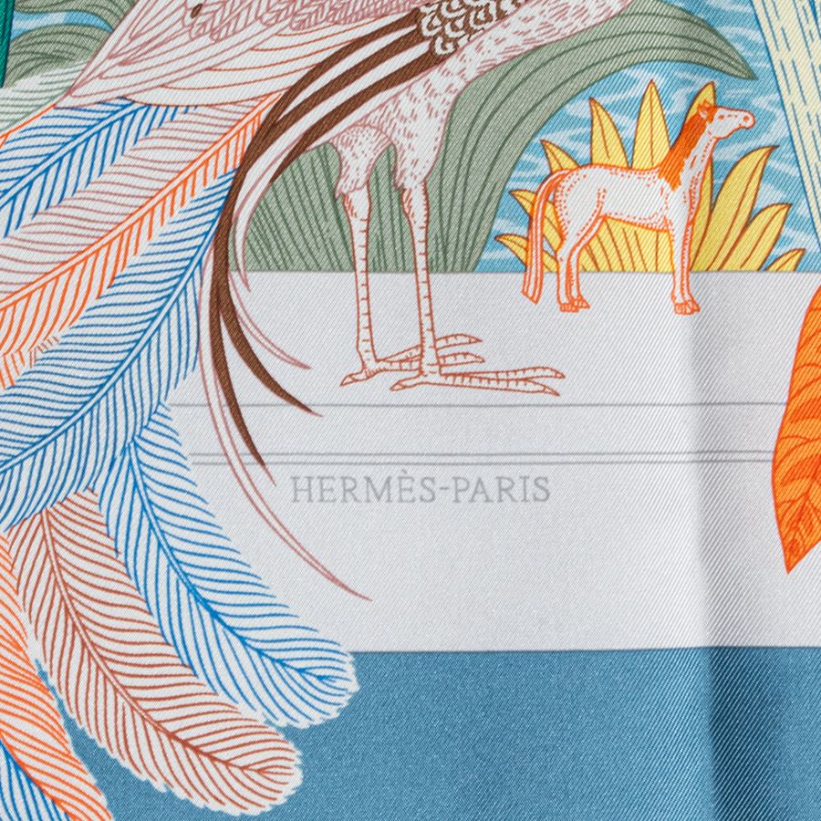 HERMES エルメス カレ90 Precious Paradise プレシャス