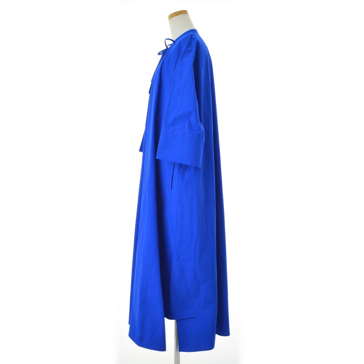 ENFOLD】23SS 300GS233-2450 A-LINE DRESSマキシ七分袖ワンピース 