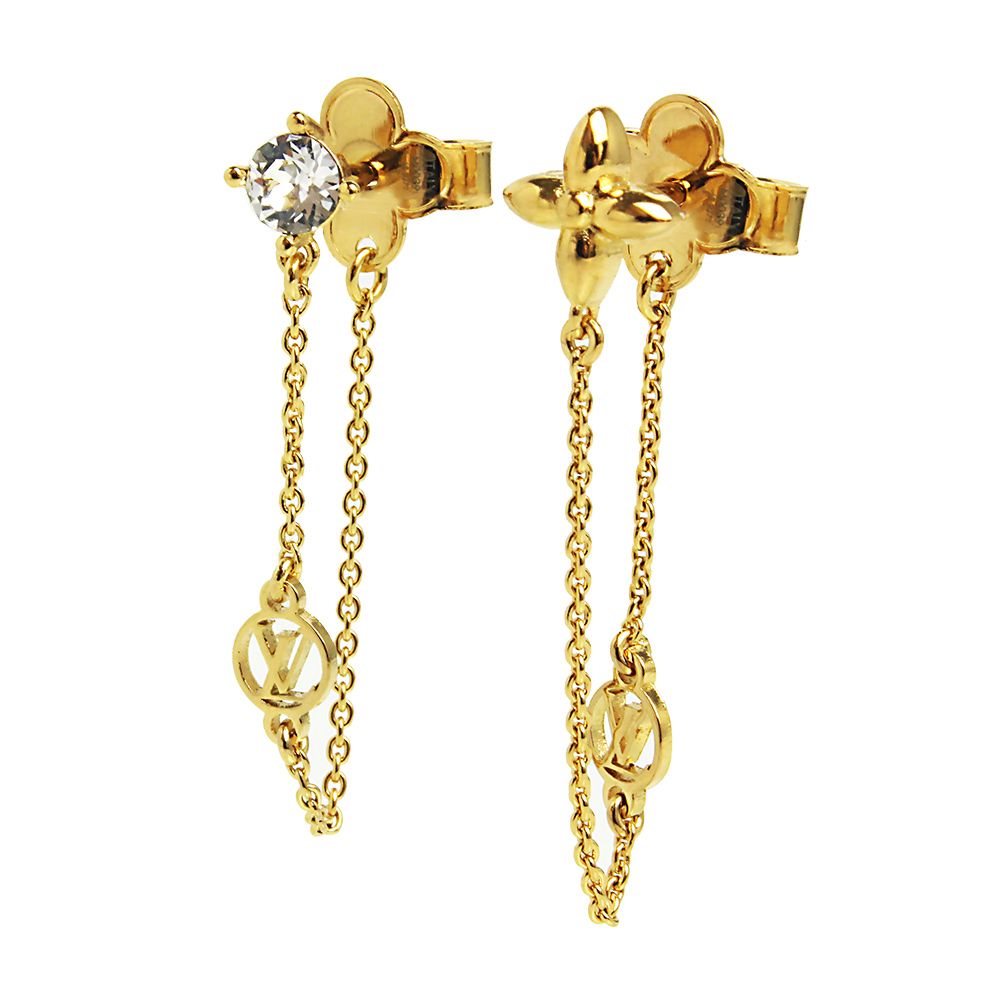 ルイ ヴィトン ピアス プティ ルイ ピアス ゴールド M00390 LOUIS VUITTON ♥品