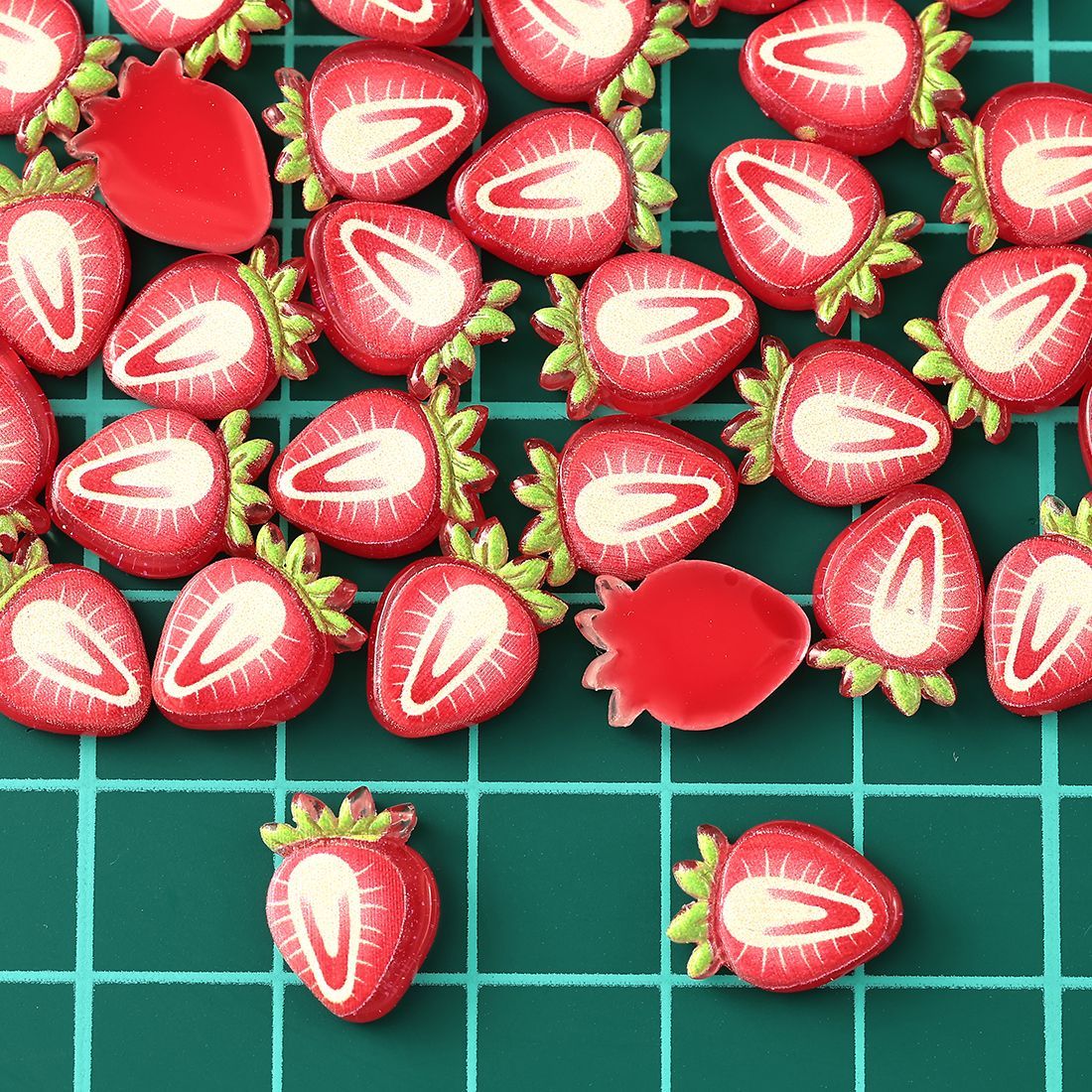 3dネイルパーツ デコパーツ いちご フルーツ