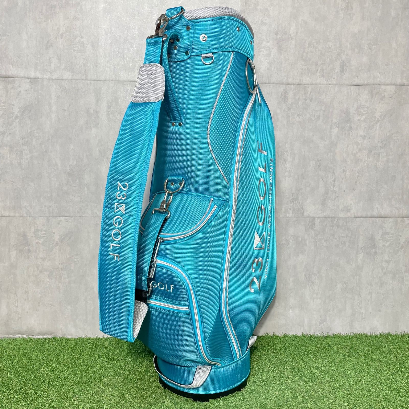 美品】23区GOLF ニジュウサンクゴルフ キャディバッグ ゴルフバッグ