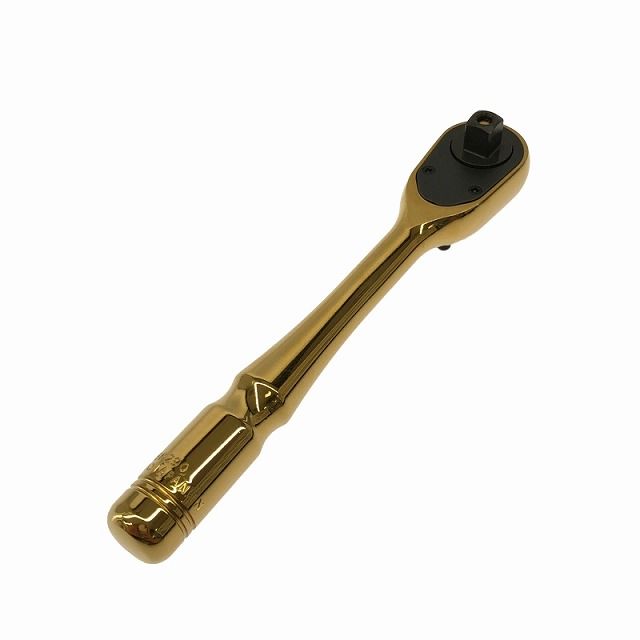 nepros ネプロス ラチェットハンドル NBR290GL シリーズ 90ギア 6.3sq 金色 iPゴールド ラチェットレンチ