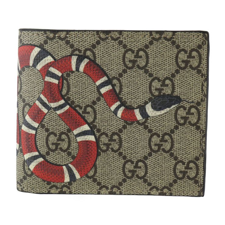 も*️様 GUCCI GGパターン 蛇刺繍 二つ折り財布 GUCCI 二つ折り財布 GGパターン 蛇