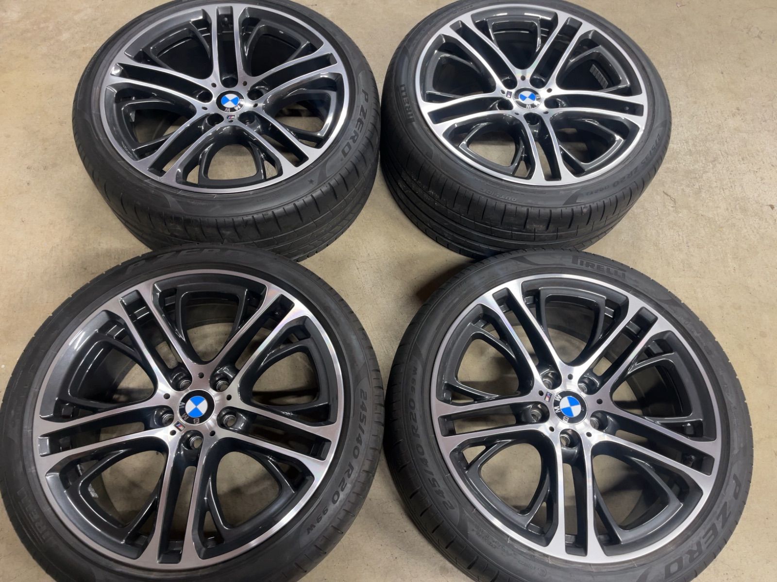 BMW X3 F25 X4 F26 純正品 ピレリ バリ山 20インチ 4本セット