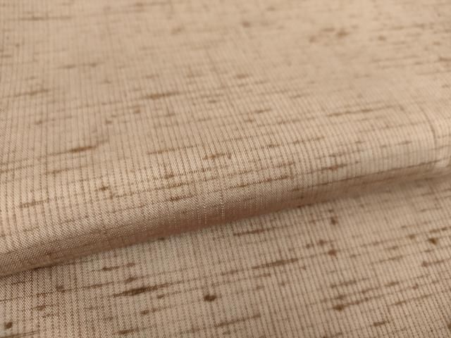 平和屋着物○二代目 川村久太郎 紬 古代柿渋染 梅染色 正絹 逸品 未  