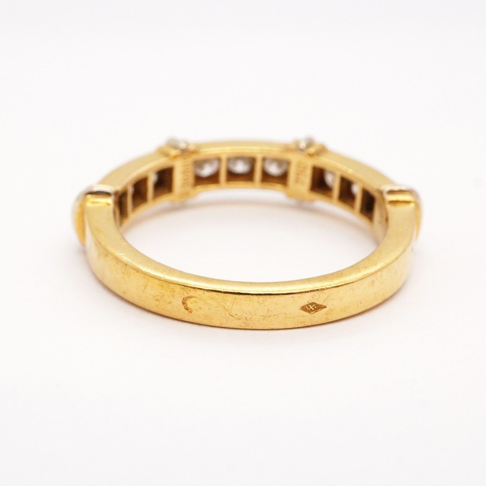 Cartier カルティエ リング 指輪 Au750 ゴールド バンド 8号 Cartier カルティエ リング 指輪 Au750 ゴールド バンド 8号