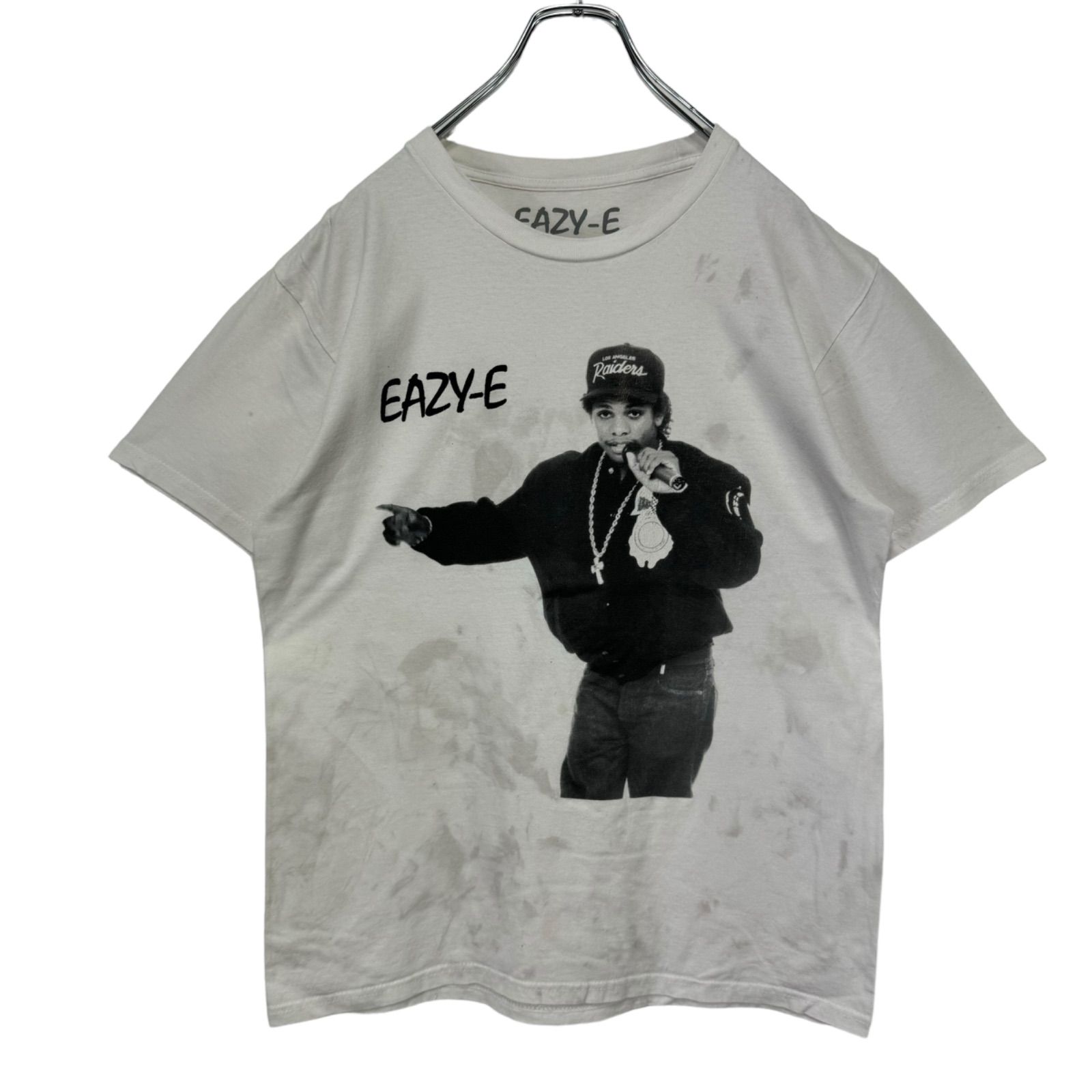 EAZY-E プリントTシャツ 半袖Tシャツ Ruthless ブラック S 古着 EAZY-E イージーE ラップTシャツ ラップT メンズL相当⁄eaa537376