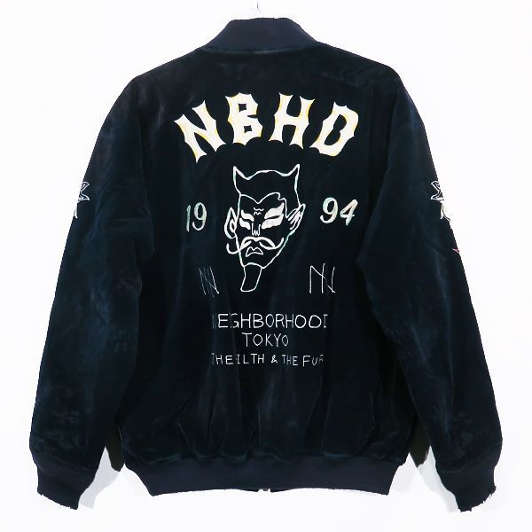 NEIGHBORHOOD ネイバーフッド 23AW SAVAGE SOUVENIR JACKET 232YTNH-JKM02 サベージ スーベニア  ジャケット ネイビー アウター ブルゾン サイズS - メルカリ