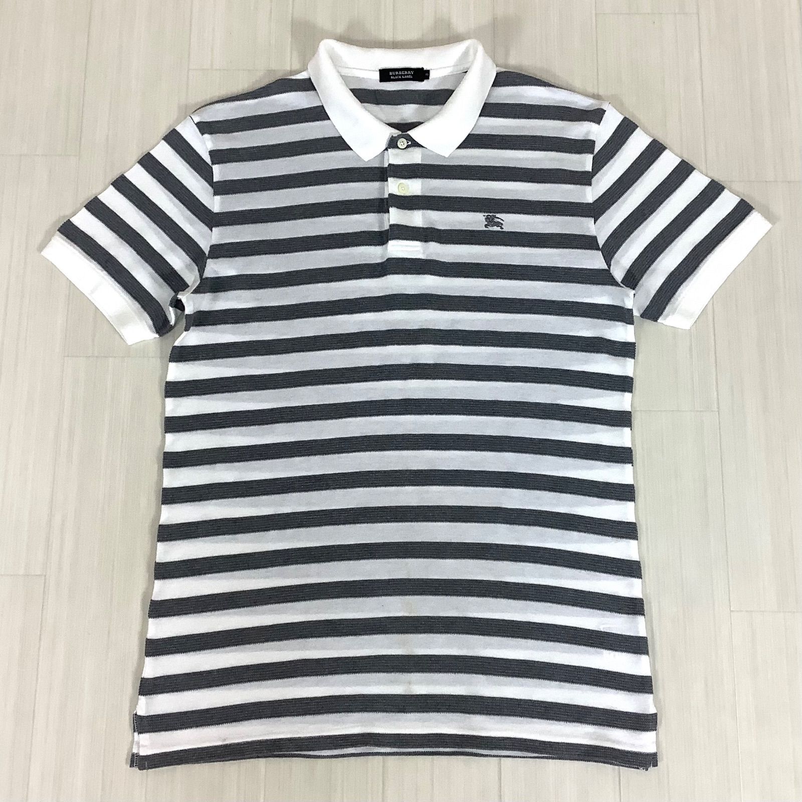 バーバリーブラックレーベル　ポロシャツ未使用新品　サイズ3(L) Burberry BLACK LABEL バーバリー ブラックレーベル 半袖