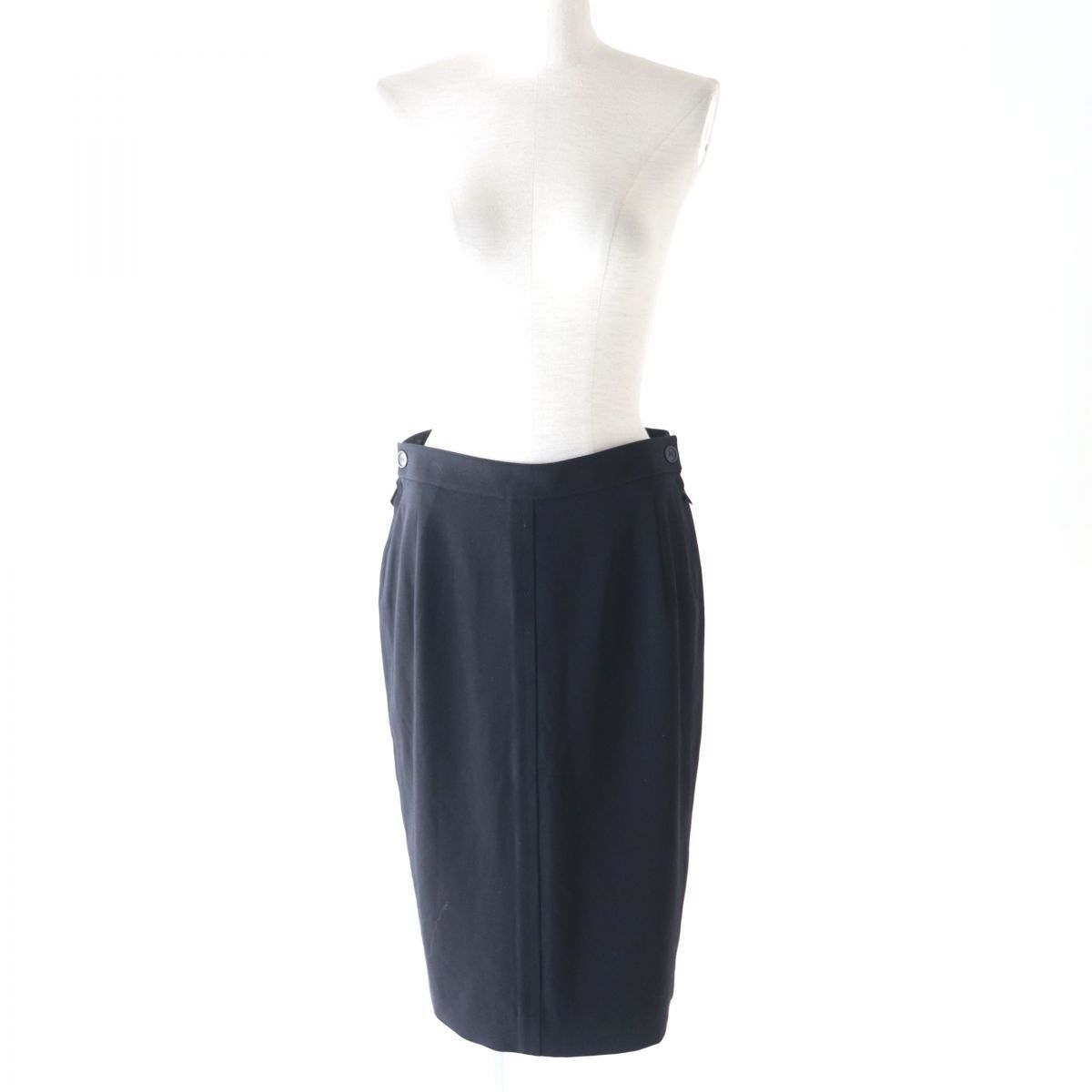 HERMES エルメス マルジェラ期 Hボタン サイドジップ スカート