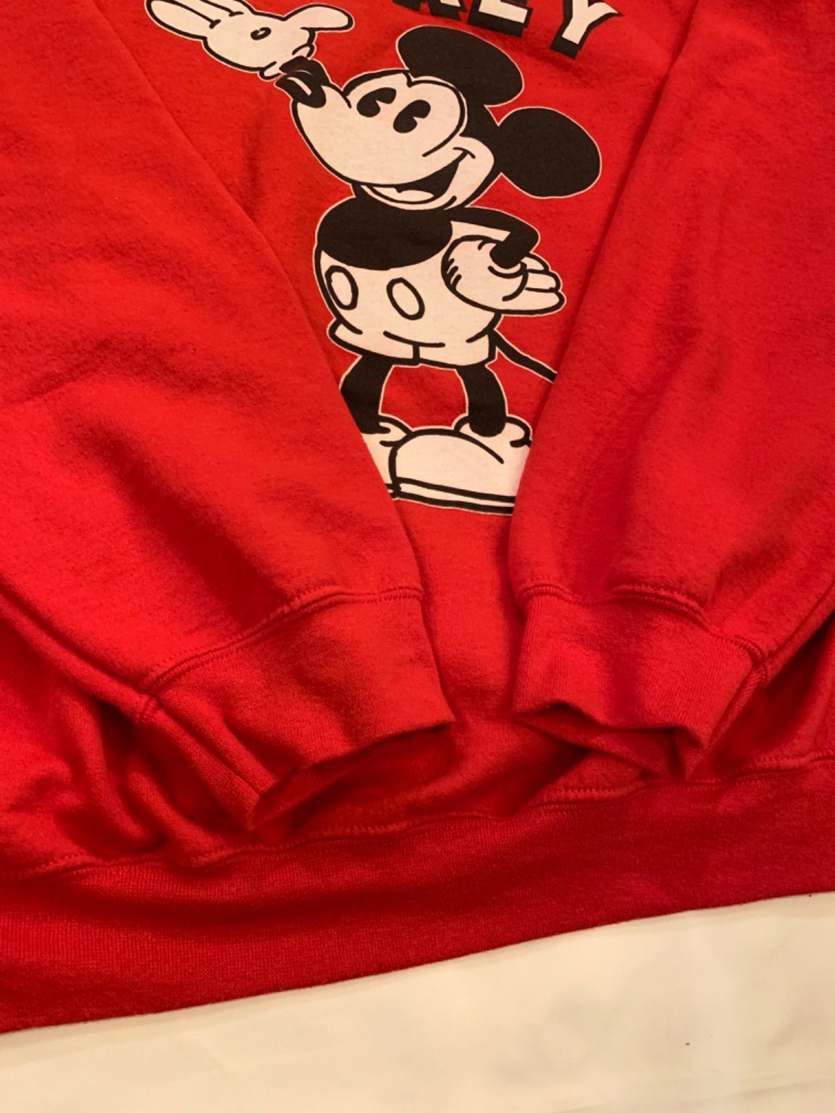 Disney? “Old Mickey Mouse” Crew Neck Sweat Shirt ディズニー