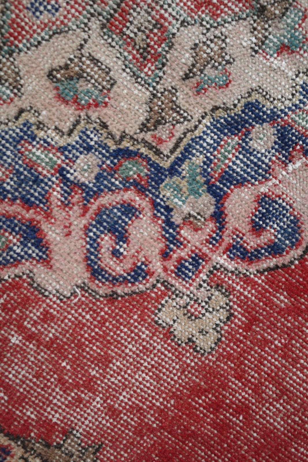 トルコ ヴィンテージラグ レッド メダリオン MARWIL-DEMENAGEMENTS_CH