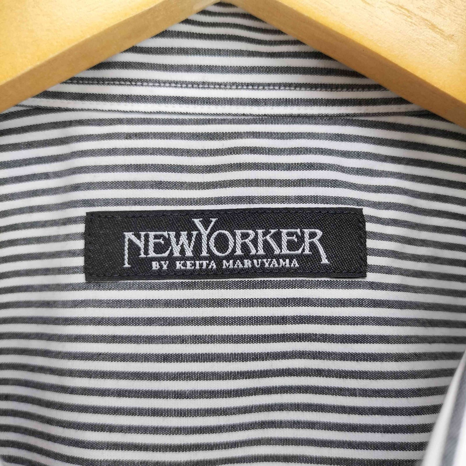 ニューヨーカー NEWYORKER ロゴ刺繍ストライプ柄