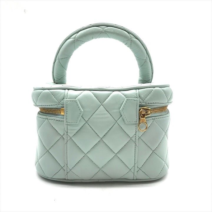 CHANEL シャネル ココマーク マトラッセ 良品 ラムスキン 1円 ミニ 中古良品 レザー - チェーン クラッチ プッシュロック ココ Rococo