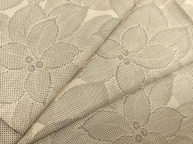 平和屋着物●本場大島紬　9マルキ　花尽くし　正絹　逸品　BAAT6727hv 平和屋着物○本場大島紬 9マルキ 花尽くし 正絹 逸品 BAAT6727hv