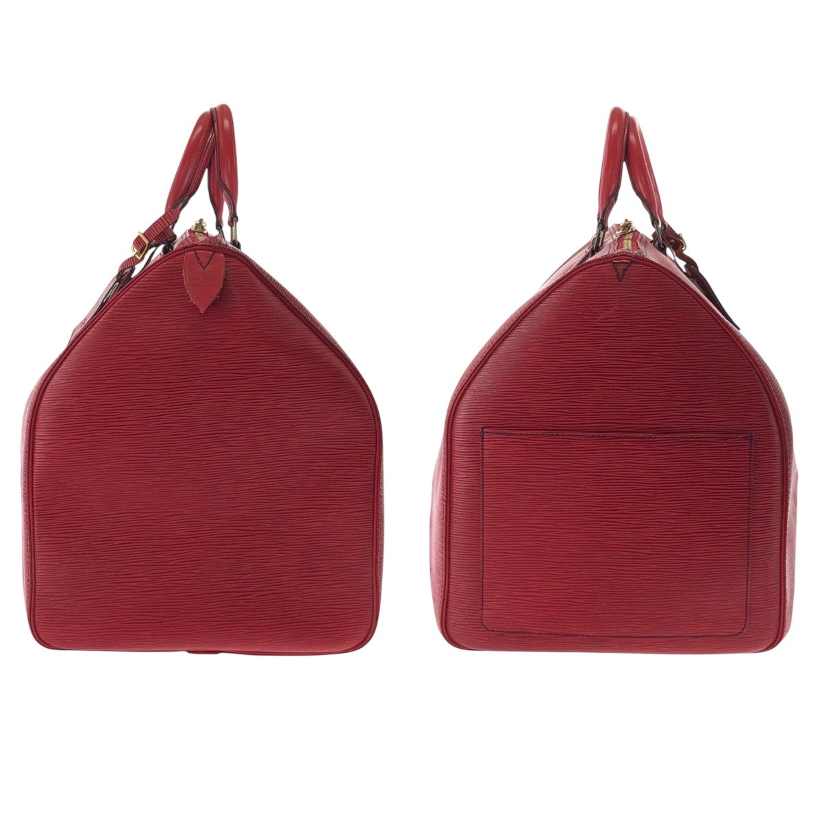 LOUIS VUITTON ルイヴィトン エピ キーポル55 レッド ゴールド
