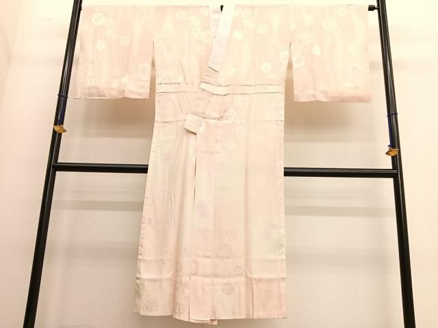 平和屋着物□長襦袢 無双仕立て 雪輪梅文 暈し染め 正絹 逸品
