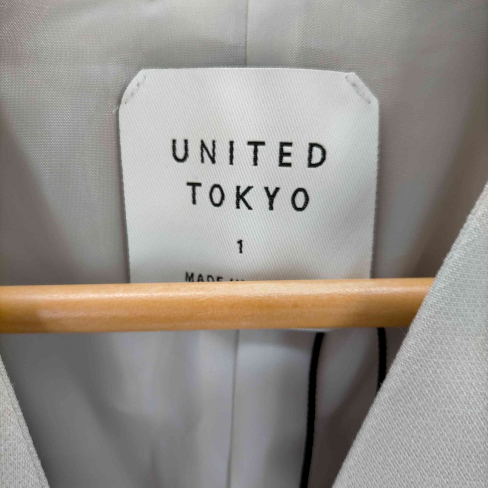 ユナイテッドトウキョウ UNITED TOKYO Vネックショートコート