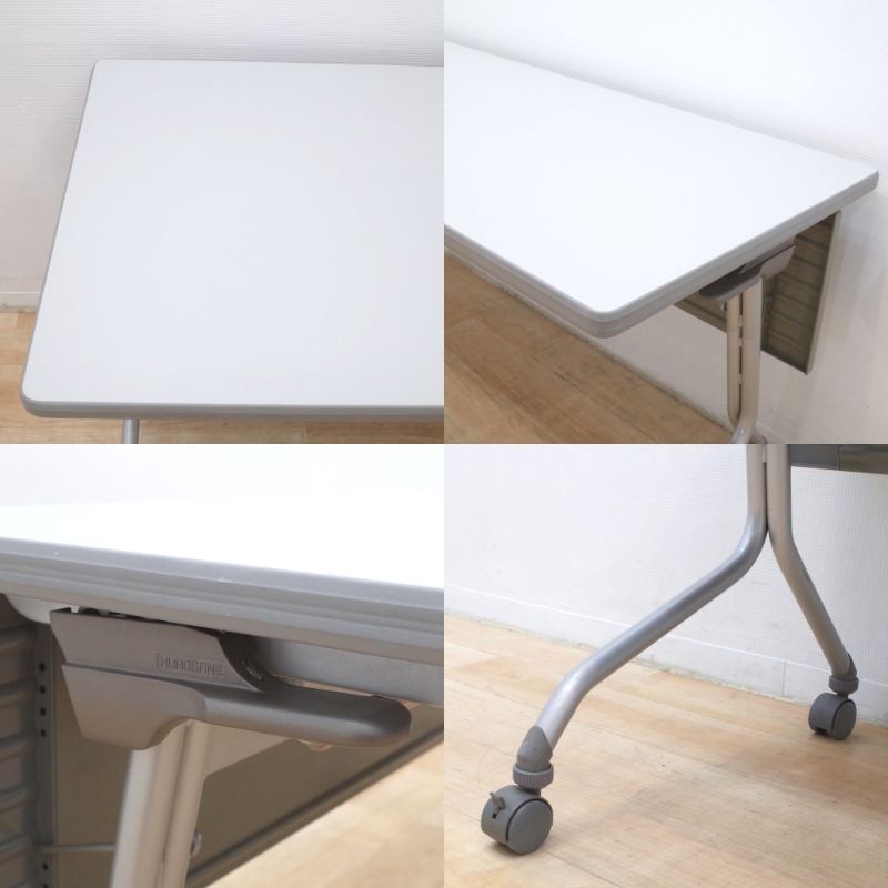 KUROGANE くろがね工作所 スタックテーブル W1500 D600 H700 グレー キャスター EG17749 オフィス家具 WWW_KANDAIZUMI_COM