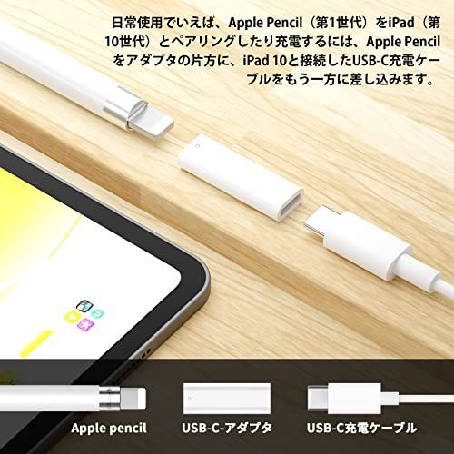 人気商品】2個入り 【業界新登場】Apple USBC - Apple Pencilアダプタ