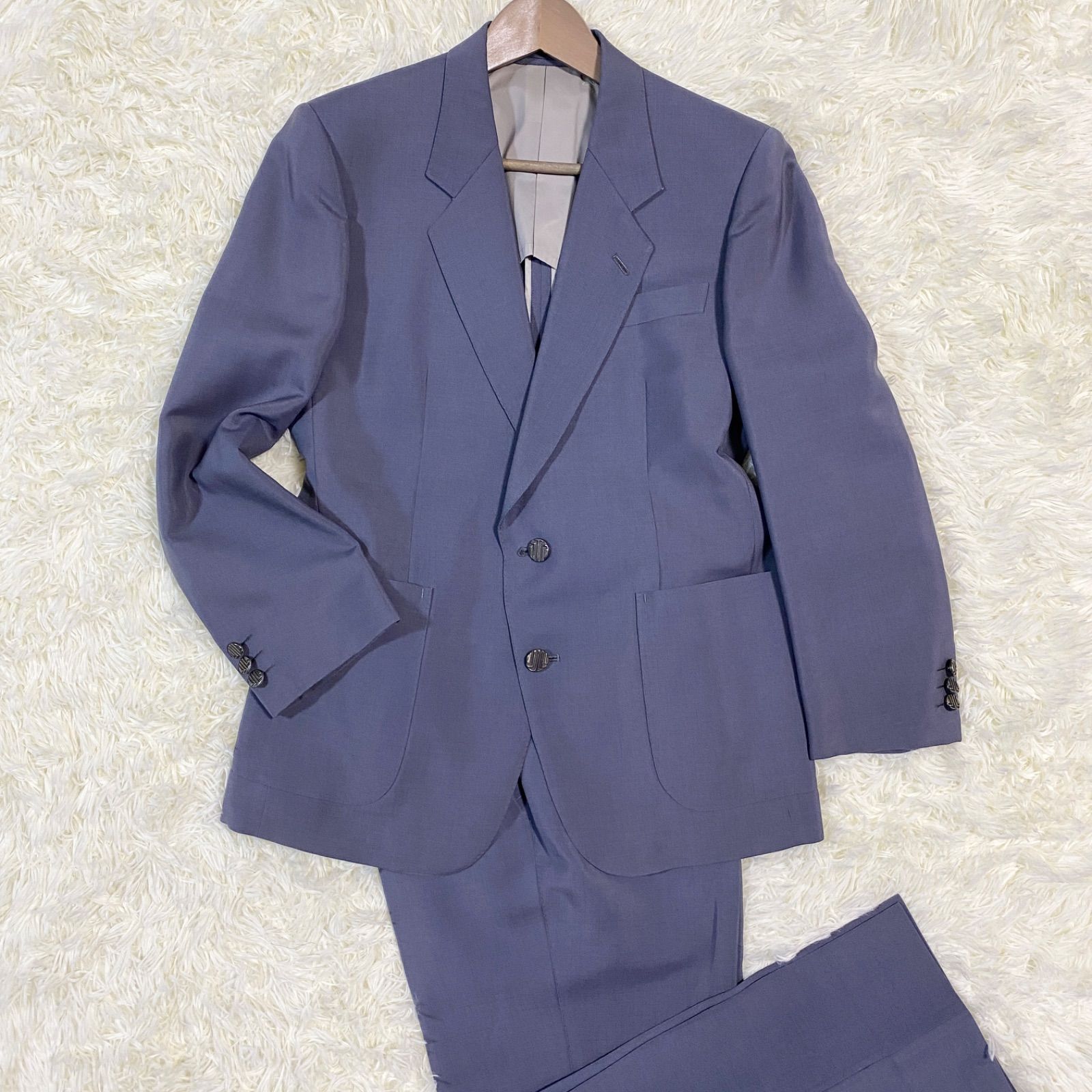 LANVIN paris シングルセットアップ パープル LANVIN paris シングルセットアップ パープル