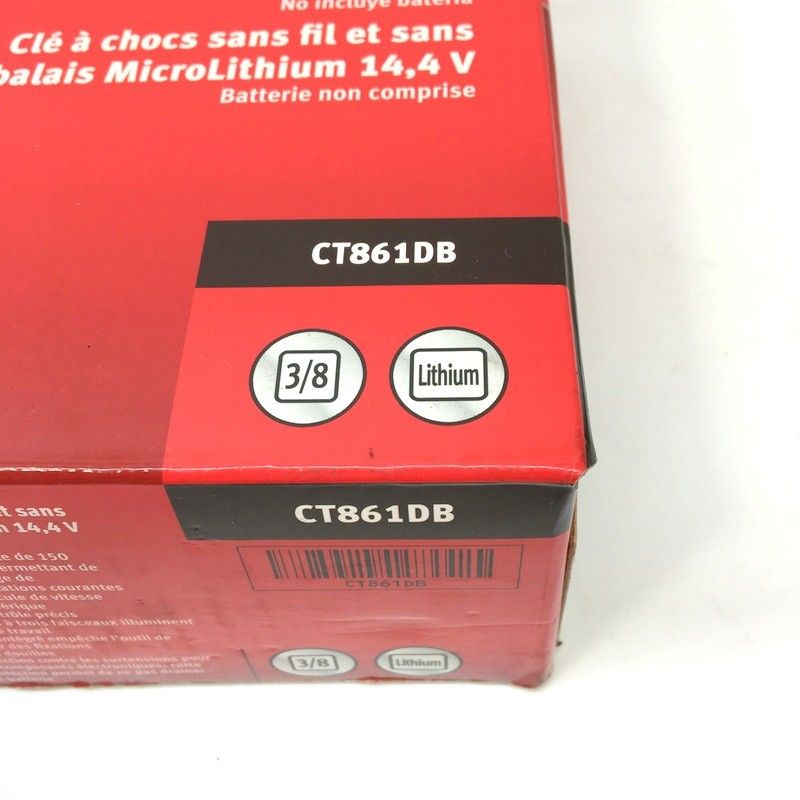 全商品送料無料! Snap-on スナップオン コードレスインパクトレンチキット CT861 本体のみ 14.4V 3 8 電動工具 △ DW3524 影響力のある