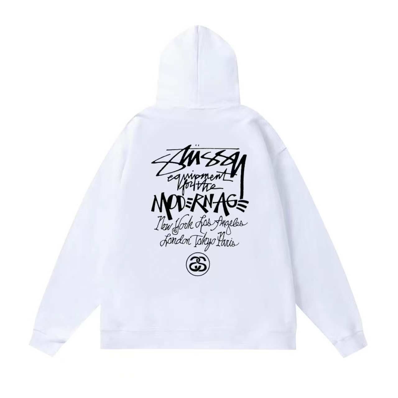 【未使用】STUSSY パーカー 新品未使用】2025新作Stussy ステューシー モダニズムロゴ