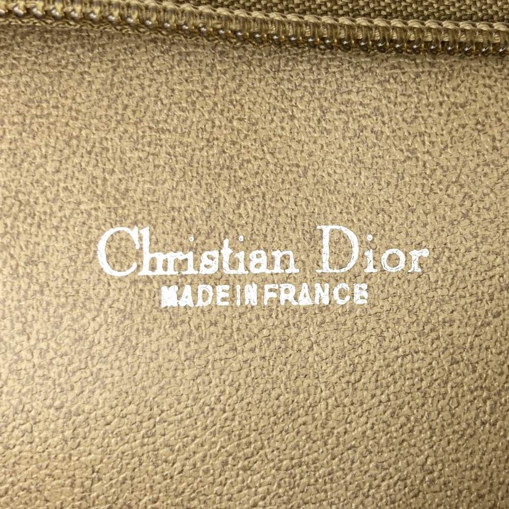 クリスチャンディオール クラッチバッグ セカンドバッグ ハニカム柄 ベージュ PVC レディース Christian Dior